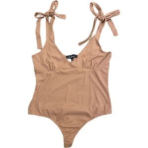 LULUS Tie-strap bodysuit